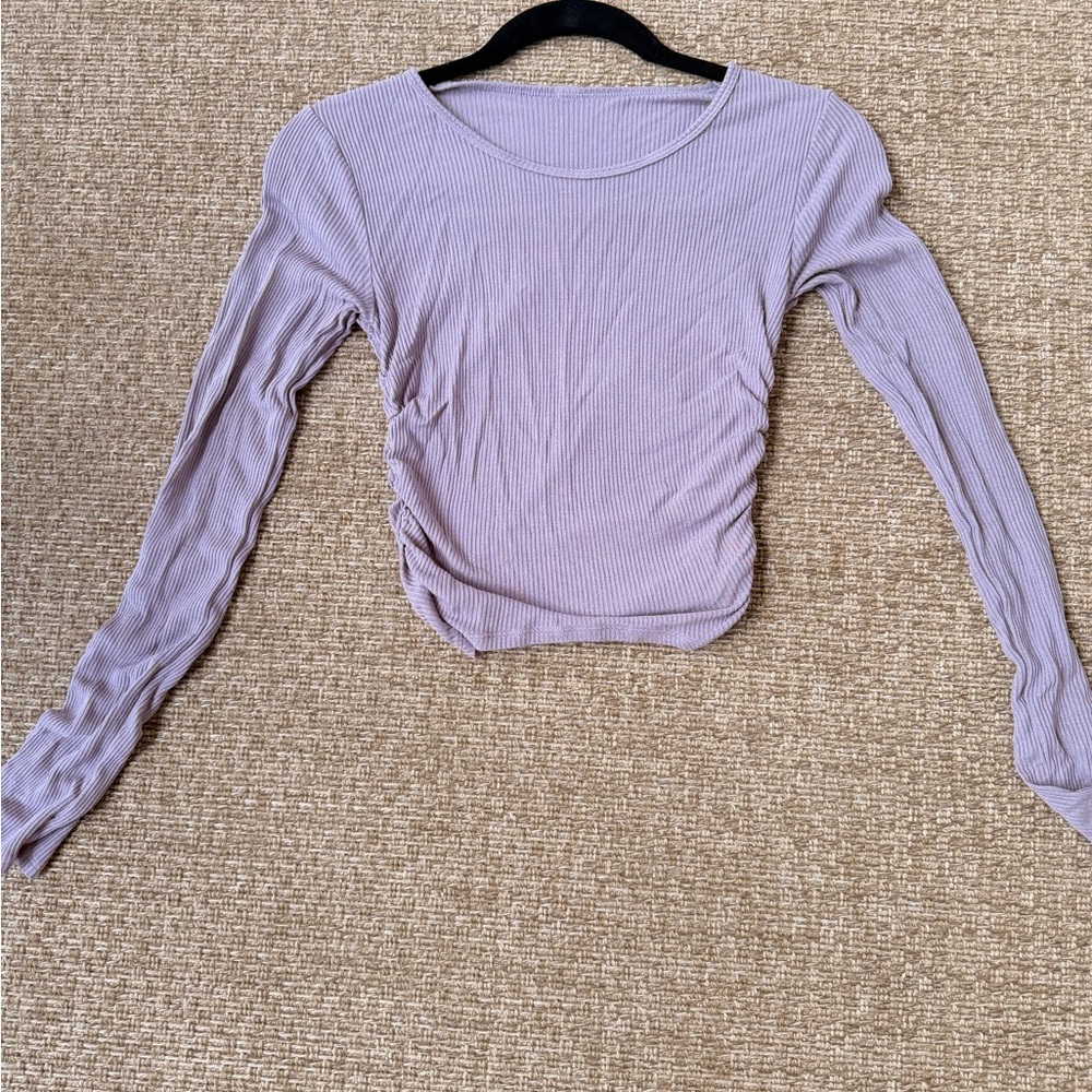 ALO Long Sleeve Gather Top